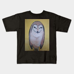 Sleepy Barn Owl Kids T-Shirt